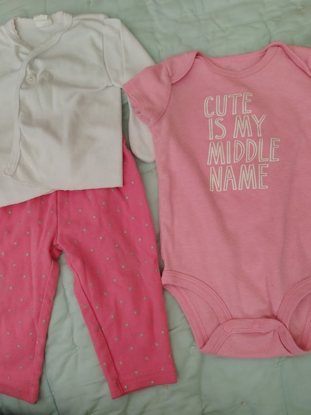 Infant Girls Mixed 3 Piece Set Size 9-12 Months